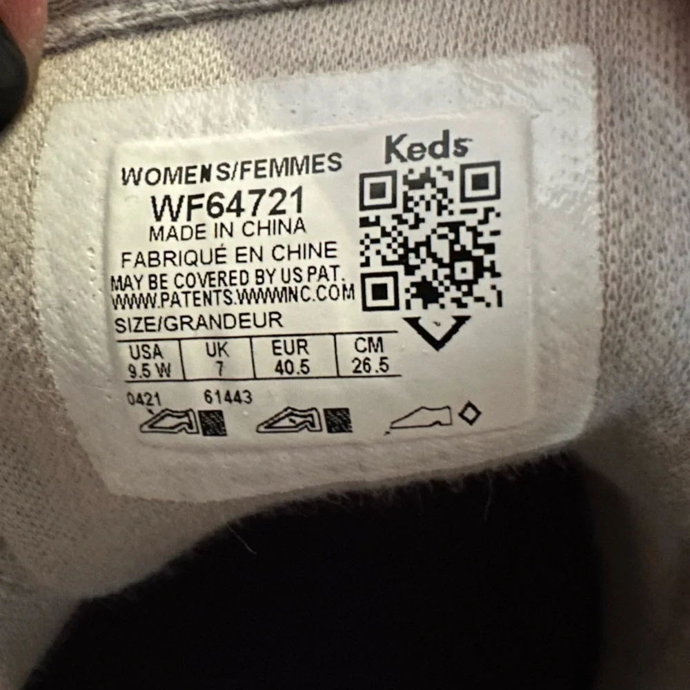Keds Shoes Womens 9.5W Sneakers Heather Gray Classic Comfort Casual